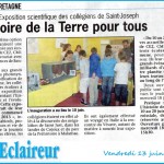 Exposition Scientifique - collège Saint Joseph Bain-de-Bretagne