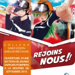 Section Jeunes Sapeurs Pompiers Collège Saint Joseph Bain-de-Bretagne